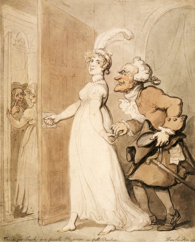 Touch for Touch, or a Female Physician in Full Practice by Thomas Rowlandson