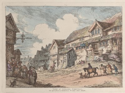 View of Liskard, Cornwall, from Views in Cornwall, April 12, 1812 by Thomas Rowlandson