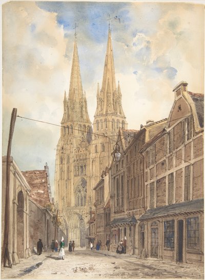 View of Bayeux by Thomas Shotter Boys