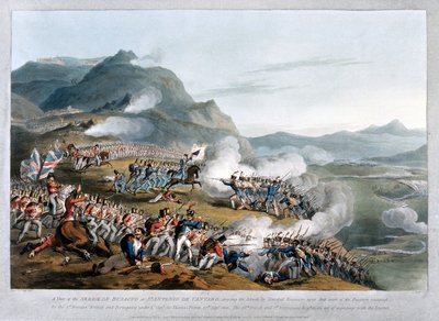 A View of the Sierra de Busaco at St. Antonio de Cantaro, Showing the Attack by Marshal Reigniers by Thomas Staunton St. Clair