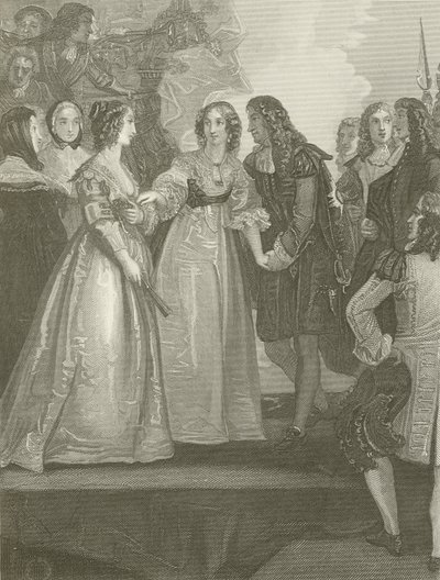 Charles II Receiving the Duchess of Orleans at Dover by Thomas Stothard