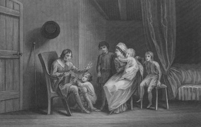 Christian Expresses His Fears to His Family by Thomas Stothard