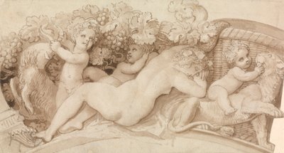 Relief Design for a Silver Salt Cellar by Thomas Stothard