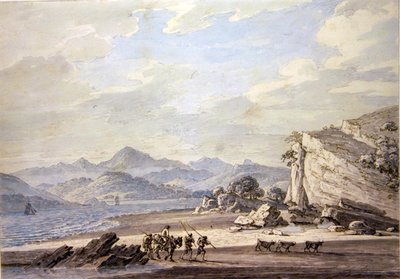 Ulverston Sands with Coniston Fells in the Distance by Thomas Sunderland