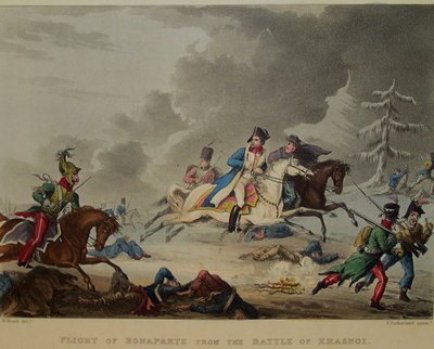 The Flight of Bonaparte from the Battle of Krasnoi by Thomas Sutherland