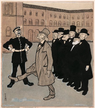 The Freedom of Science; Simplicissimus V/5 by Thomas Theodor Heine