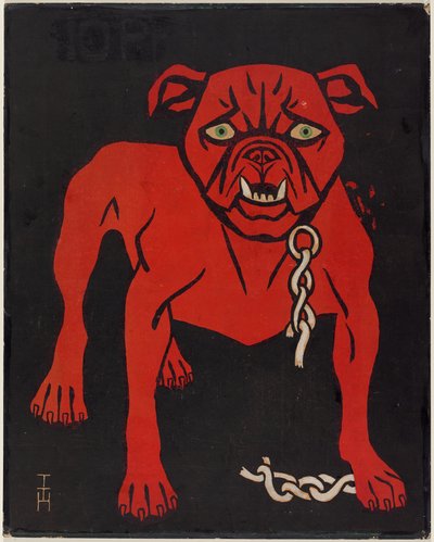 The Simplicissimus Bulldog by Thomas Theodor Heine