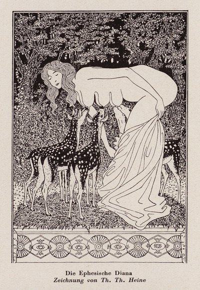 Ephesian Diana by Thomas Theodor Heine