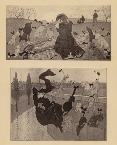 Tired of life I by Thomas Theodor Heine