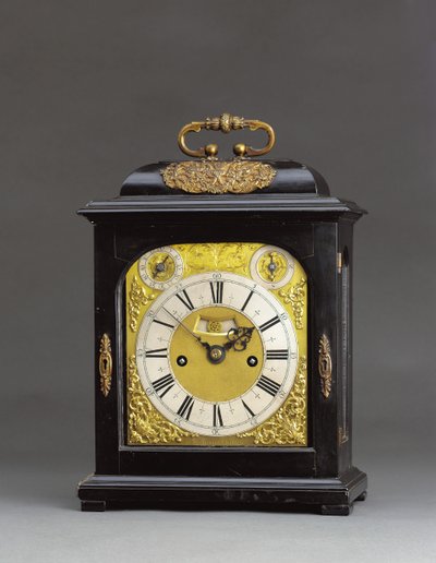 James II mounted striking bracket clock with pull quarter repeat, no. 166, c.1690-95 by Thomas Tompion