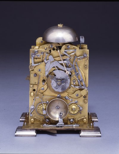 Miniature striking bracket clock, no.222, c.1695 by Thomas Tompion