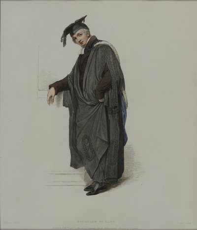 Bachelor of Law, Engraved by J. Agar, Published in R. Ackermann