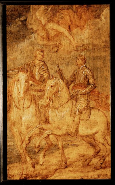 Maurice and Frederic of Nassau at the Battle of Nieuwpoort by Thomas Willeboirts