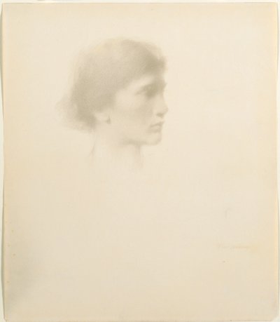 Head of a Woman by Thomas Wilmer Dewing