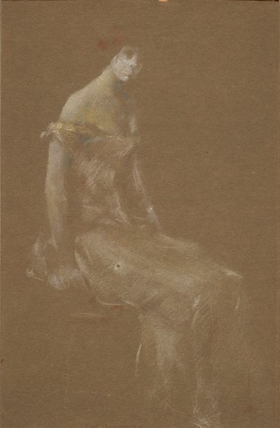 Portrait of a Lady in Pink #3 by Thomas Wilmer Dewing