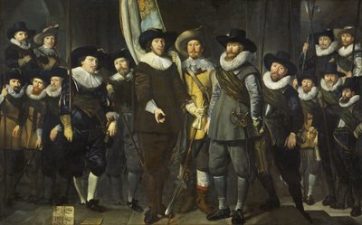 Civic Guard of the III District of Amsterdam, under the Command of Captain Allaert Cloeck and Lieutenant Lucas Jacobsz Rotgans by Thomas de Keyser