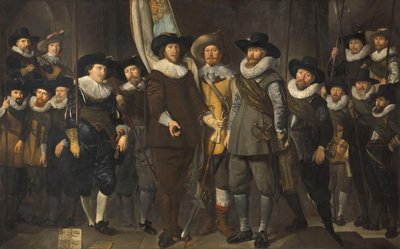 Officers and Other Civic Guardsmen of the IIIrd District of Amsterdam, under the Command of Captain Allaert Cloeck and Lieutenant Lucas Jacobsz Rotgans by Thomas de Keyser