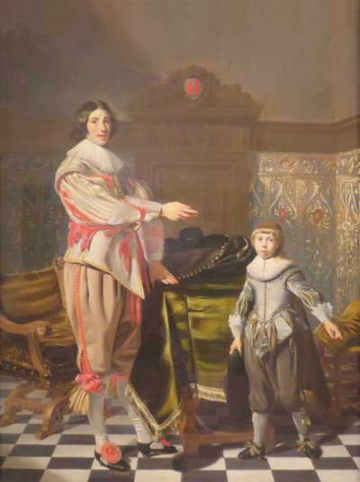 Portrait of a Father and His Son by Thomas de Keyser