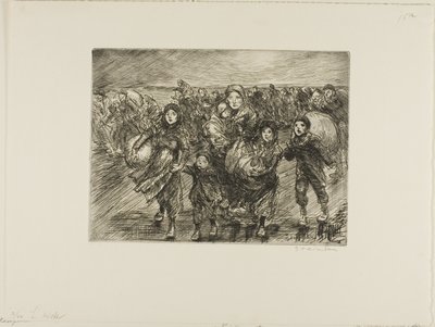 Before the Invasion by Théophile Alexandre Pierre Steinlen