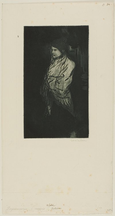 First Little Night Piece by Théophile Alexandre Pierre Steinlen