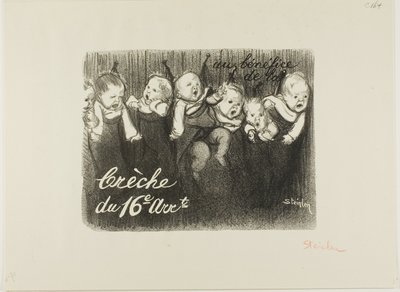 For the Benefit of the 16th Arrondissement Nursery by Théophile Alexandre Pierre Steinlen