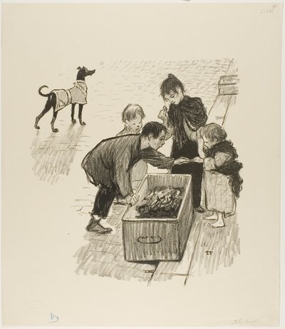 High Society! by Théophile Alexandre Pierre Steinlen