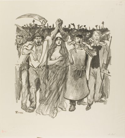 March 18 by Théophile Alexandre Pierre Steinlen