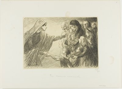 National Assistance by Théophile Alexandre Pierre Steinlen
