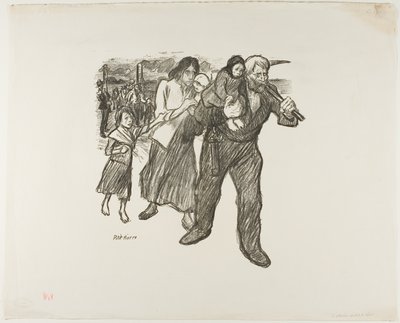 Outrage in the Pas-de-Calais by Théophile Alexandre Pierre Steinlen