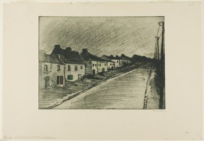 Road Through a Village by Théophile Alexandre Pierre Steinlen