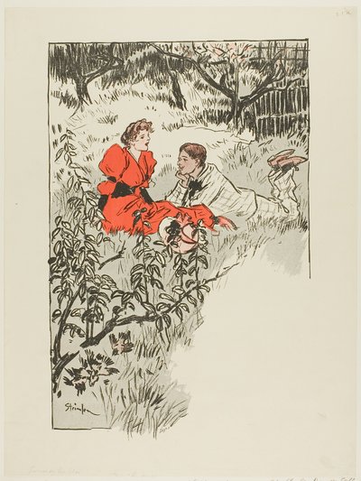 Spring by Théophile Alexandre Pierre Steinlen