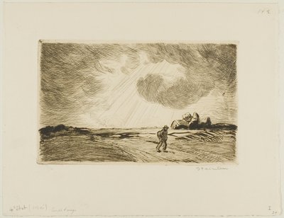 Stormy Weather by Théophile Alexandre Pierre Steinlen