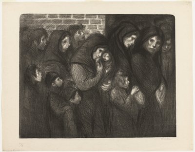 The Widows of Courrières by Théophile Alexandre Pierre Steinlen