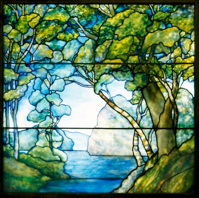 Landscape Window Depicting a Passage to the Sea by Tiffany and Company