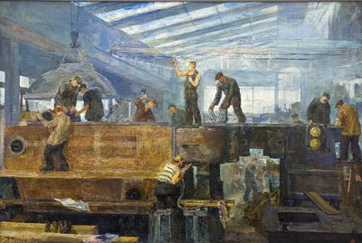 The Five-Year Plan - Turbine Installation by Tikhon Pavlovich Chernyshev