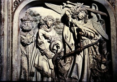 Tomb of Henri II and his wife Kunigunde (detail) by Tilman Riemenschneider