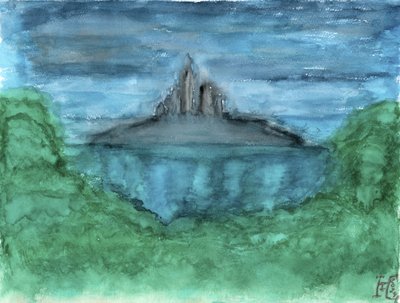 Dark Island Castle by Tim Hoinkis