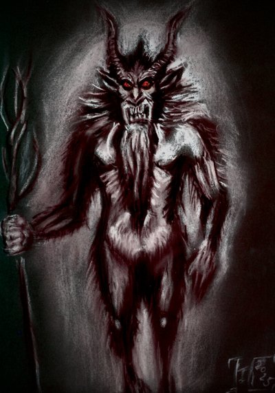 Krampus Folklore Beast by Tim Hoinkis