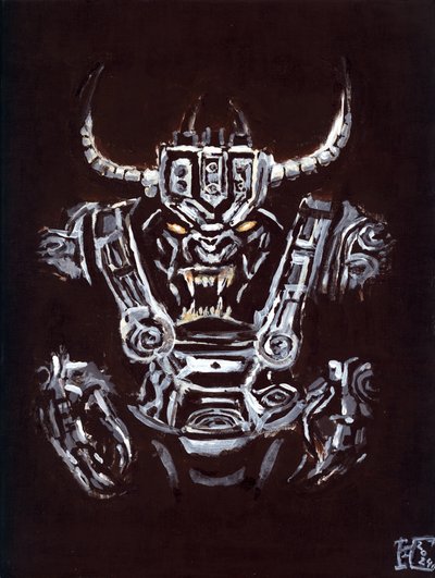 Menacing Robot Monster by Tim Hoinkis