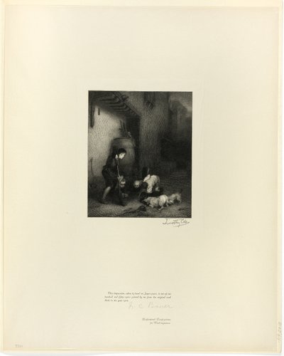 Digging for Rats, from Old English Masters by Timothy Cole