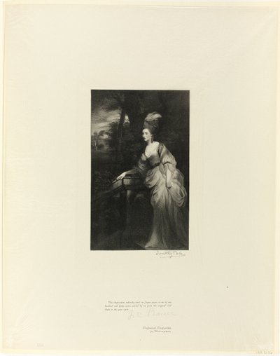 Georgiana, Duchess of Devonshire, from Old English Masters by Timothy Cole