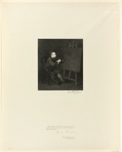 Portrait of William Hogarth, from Old English Masters by Timothy Cole