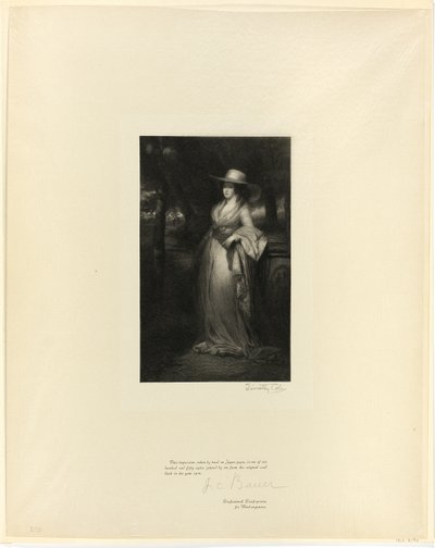 Portrait of a Lady, from Old English Masters by Timothy Cole
