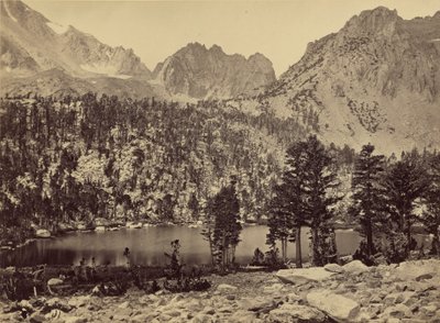 Alpine Lake, in the Sierra Nevada, California by Timothy H. OSullivan
