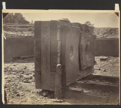 Double-barrel Box Cannon by Timothy H. OSullivan