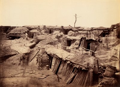 Quarters of Men in Fort Sedgwick, Known as Fort Hell by Timothy H. O