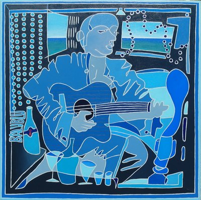 Portrait of the Artist Alvaro Trugeda, 2018 by Timothy Nathan Joel