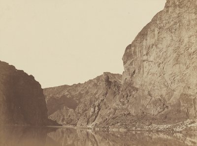 Black Canyon, Colorado River, Looking Below from Big Horn Camp, #4, 1871 by Timothy O