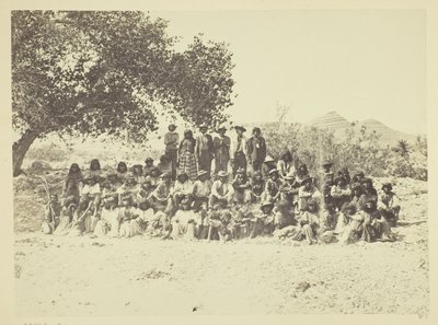 Group of Pah-Ute Indians, Nevada by Timothy O