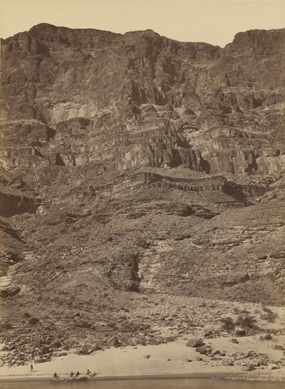 Wall in the Grand Canyon, Colorado River, 1872 by Timothy O